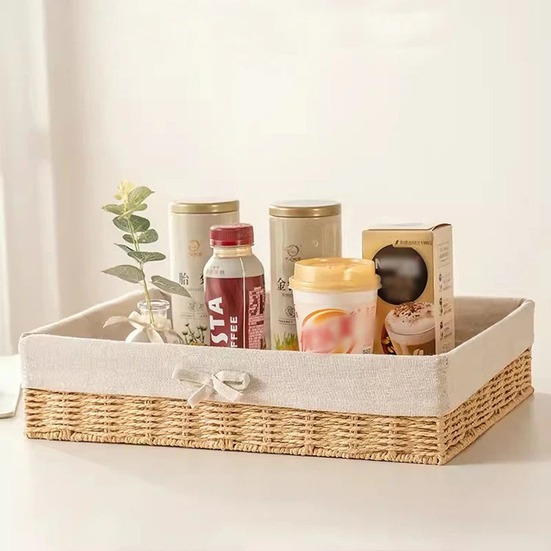 panier de rangement décoratif pour cosmétiques et fournitures - vue 5 sur 17