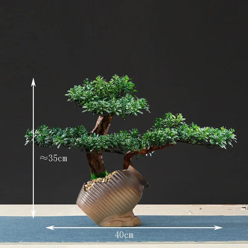 faux arbre bonsaï pour décoration intérieure et aménagement paysager - vue 36 sur 36