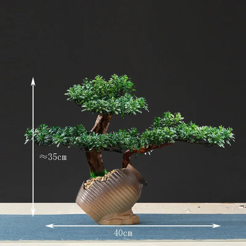 faux arbre bonsaï pour décoration intérieure et aménagement paysager - vue 35 sur 36