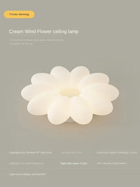 plafonnier led fleurs pour chambre d enfant trois couleurs lumière