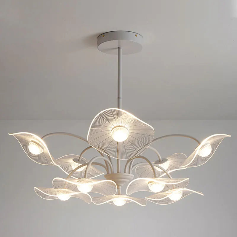 Lustre de salon moderne blanc décor à la maison Led lampe suspendue de plafond pour hall chambre Loft salle à manger cuisine luminaires - vue 4 sur 12