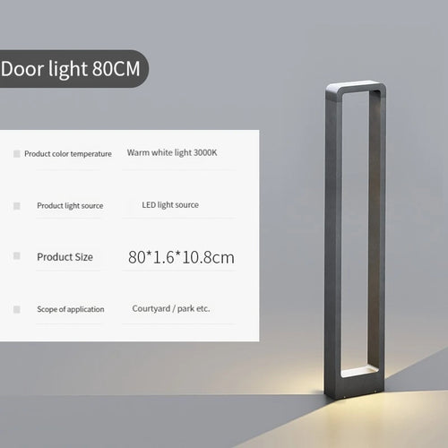 lampe de jardin moderne étanche en aluminium pour extérieur - vue 12 sur 21