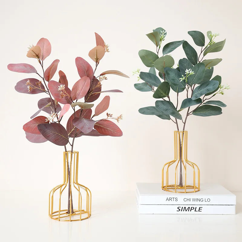 branche d eucalyptus artificielle décoration jardin balcon plante simulée - vue 4 sur 11