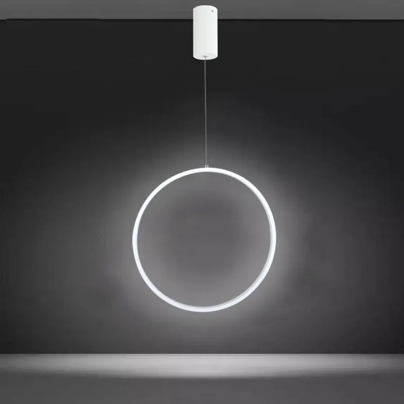 suspension circulaire à led pour intérieur moderne