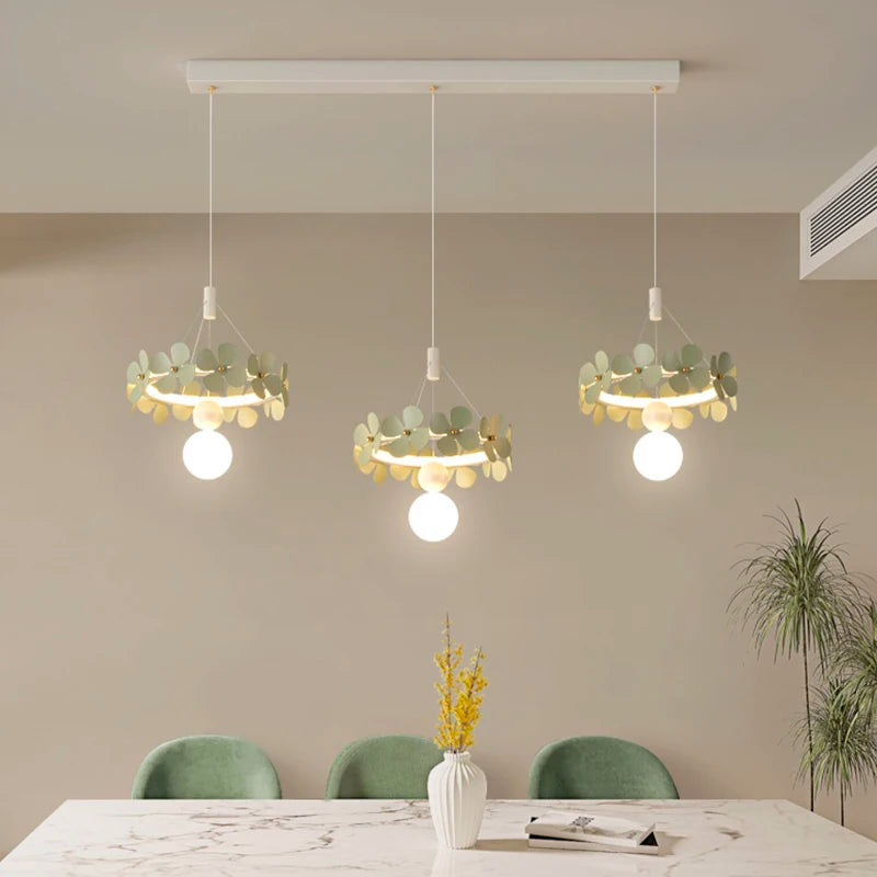 suspension florale créative minimaliste moderne pour salon