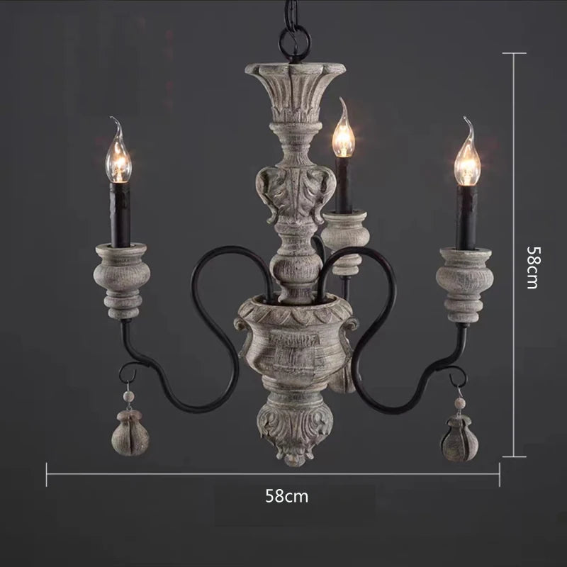 lustre vintage en fer forgé style industriel pour décoration moderne