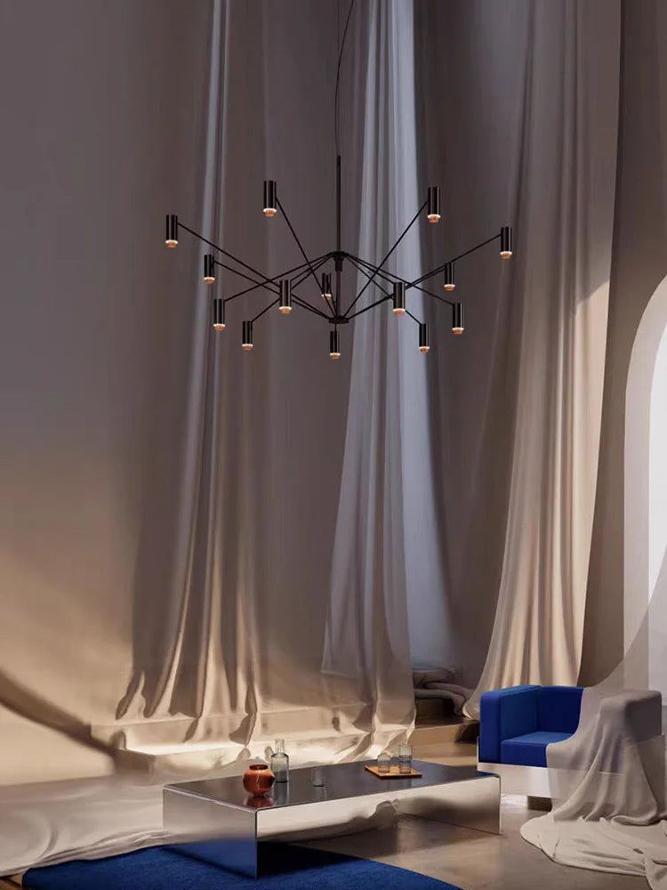 lustre moderne design pour un éclairage intérieur élégant - vue 4 sur 8