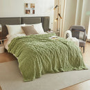 plaid flanelle polaire doux chaud pour lit canapé