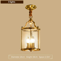 lustre moderne en cuivre style européen luxueux pour intérieur