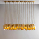 lustre créatif de personnalité design nordique lumière italienne éclairage de luxe