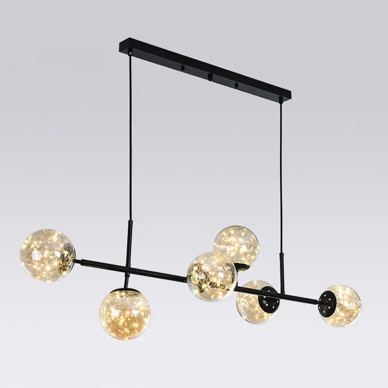 lustre led moderne design nordique pour décoration intérieure - vue 3 sur 18