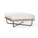 ensembles de meubles de jardin naturels avec coussins luxueux