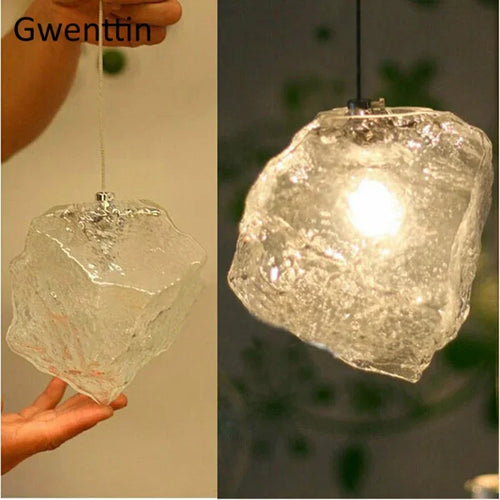 suspension en verre design pour décoration moderne intérieure - vue 6 sur 6