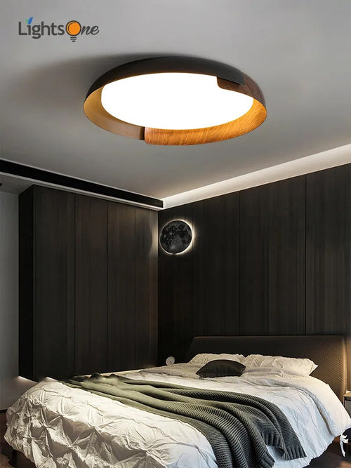 Lampe plafonnier simple moderne wabi-sabi