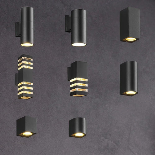 applique murale led imperméable avec capteur pour intérieur et extérieur