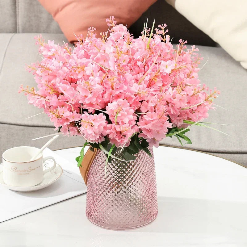 bouquet de jacinthes artificielles pour décoration florale élégante - vue 4 sur 13
