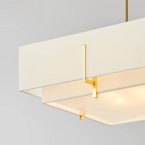 lustre en tissu chinois rond style rétro pour intérieur élégant - vue 9 sur 9