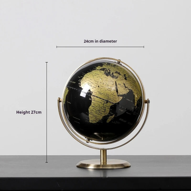 globe terrestre rotatif éducatif pour enfants en métal - vue 13 sur 14