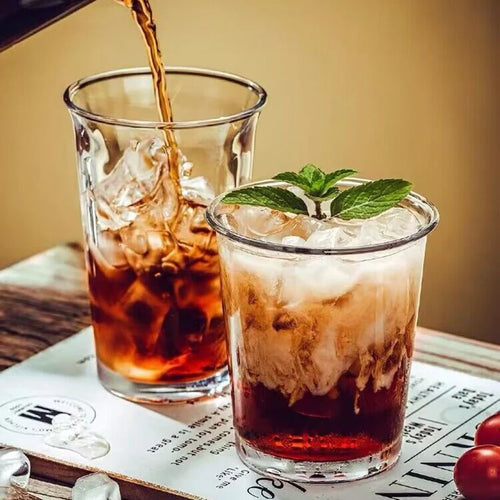 Tasses en verre style old fashioned multi usages