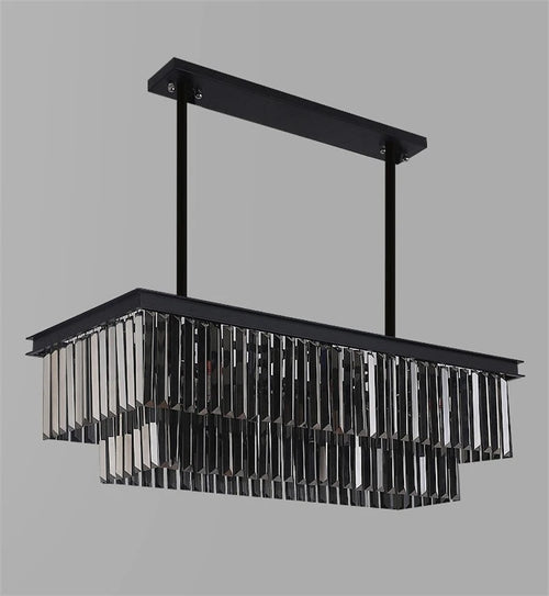 lustre moderne en cristal pour un éclairage élégant intérieur
