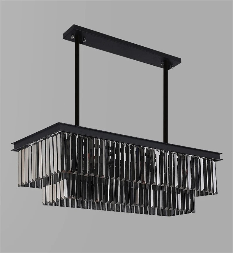 lustre moderne en cristal pour un éclairage élégant intérieur - vue 6 sur 6