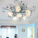 plafonnier romantique style pastoral led