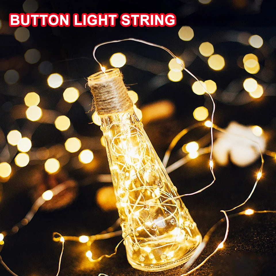 lot de 6 guirlandes lumineuses à led pour fêtes et Noël - vue 5 sur 6