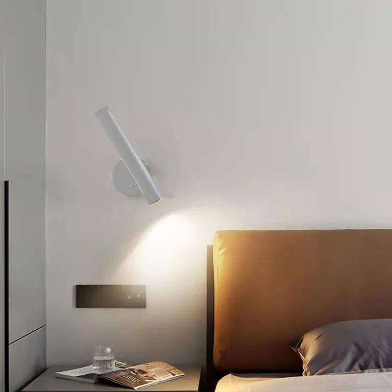 applique murale led rotative moderne pour lecture et - vue 5 sur 8