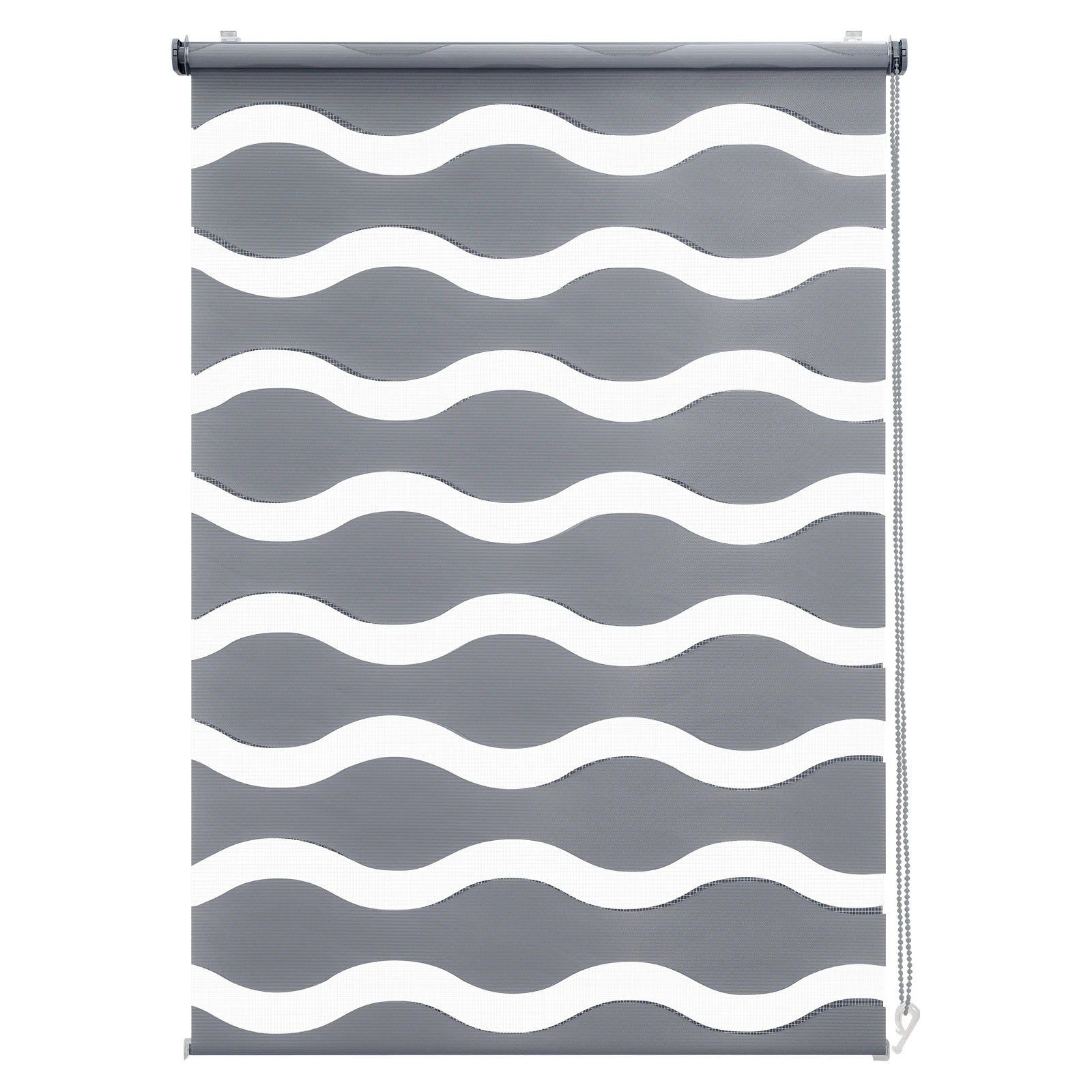 Store enrouleur double sans perçage occultant fenêtre 80cm - vue 12 sur 13