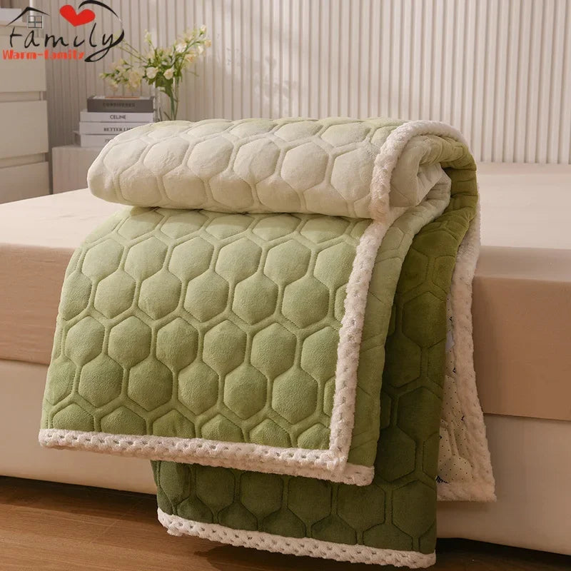 surmatelas doux pour étudiants en peluche pour lit simple ou double - vue 6 sur 18