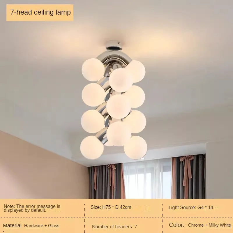 lustre créatif minimaliste rétro pour une décoration moderne