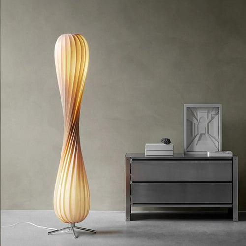 Wabi Sabi – lampadaire en bois Simple et rétro