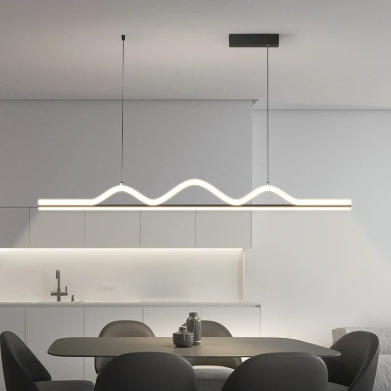 lustre led suspendu décoratif pour éclairage intérieur moderne