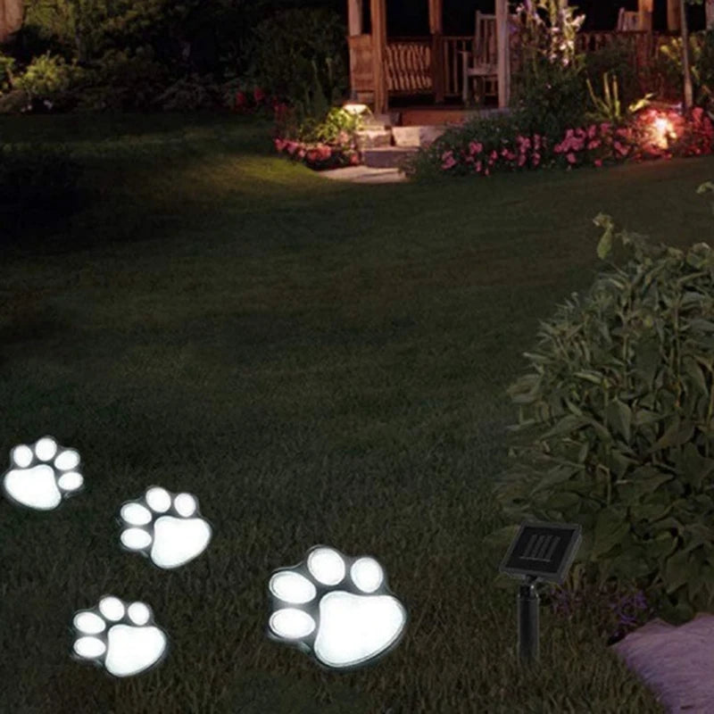 lot de 4 lampes solaires chien pour jardin extérieur animaux - vue 3 sur 6