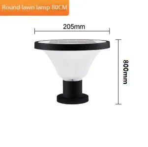 lampe solaire extérieure étanche pour jardin en aluminium - vue 12 sur 14