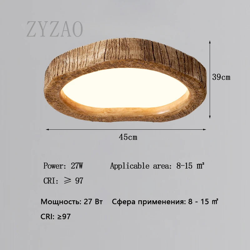 plafonnier moderne design nordique lumière douce protection des yeux - vue 8 sur 9