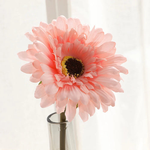 lot de têtes de fleurs artificielles gerbera pour décoration intérieure et extérieure - vue 11 sur 11