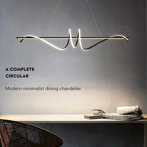 suspension led moderne pour décoration intérieure et cafés - vue 2 sur 8
