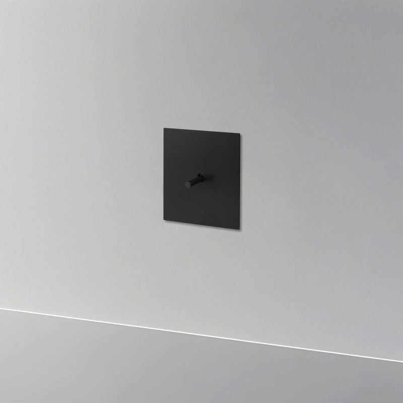 Prise RJ45 en acier noir mat