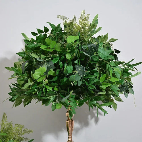 boule de plantes artificielles pour décoration de mariage et d'extérieur - vue 3 sur 8