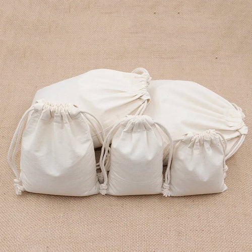 sac de rangement en coton avec cordon de serrage personnalisé 20 pièces - vue 6 sur 6