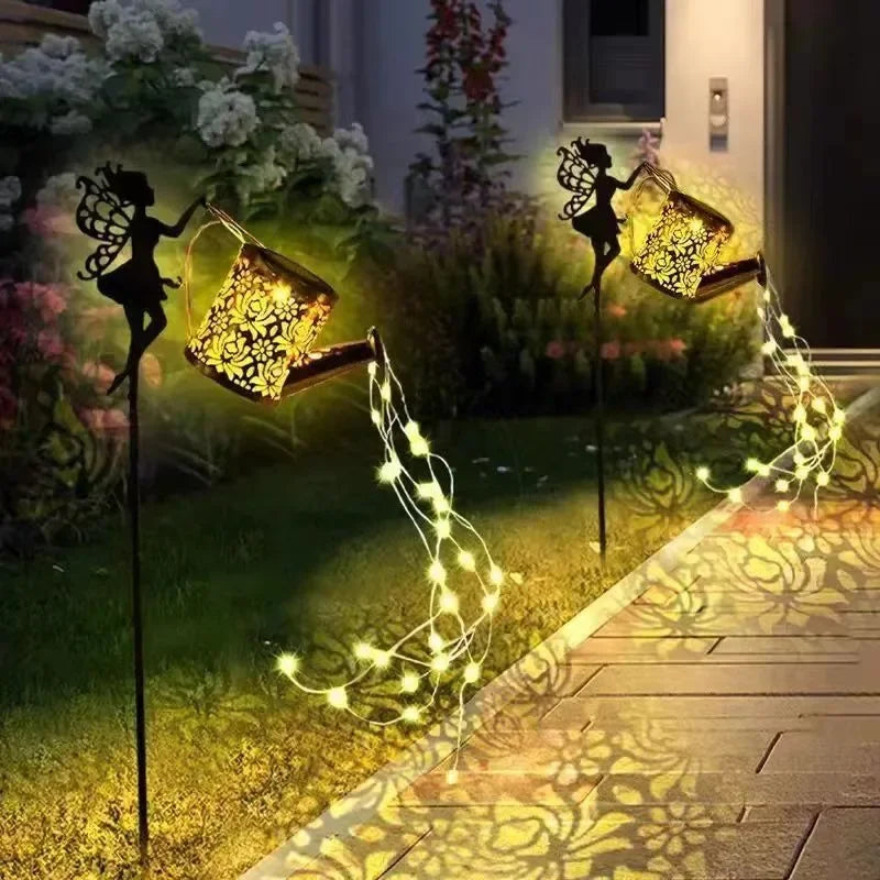 Ledeak Arrosoir Solaire Extérieur Lumières, Arrosoir Solaire Suspendu En Métal Rétro, Guirlande Ledeak Arrosoir Solaire Extérieur Lumières, Arrosoir Solaire Suspendu En Métal Rétro, Guirlande