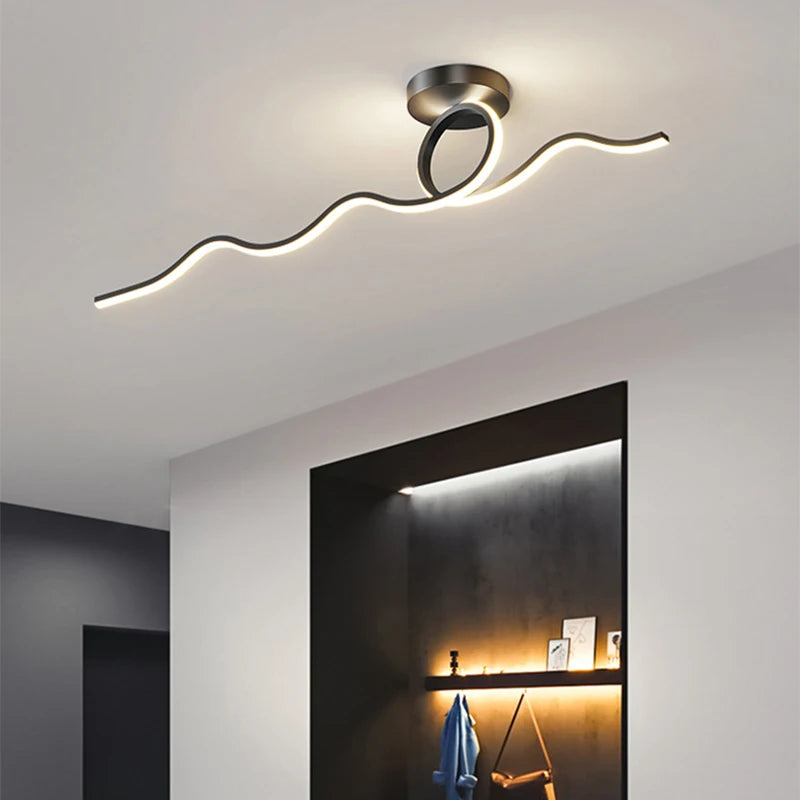 Plafonnier design moderne à leds pour plafond intérieur décoratif