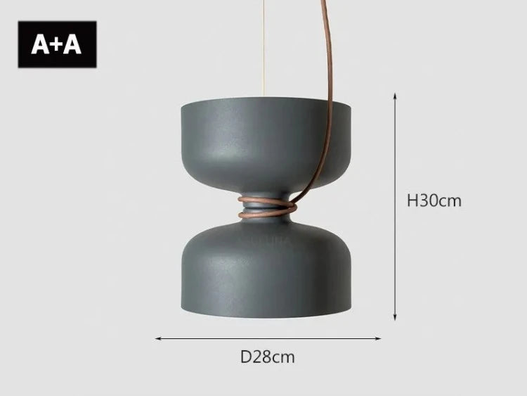 suspension nordique moderne à led pour décoration intérieure créative - vue 18 sur 24