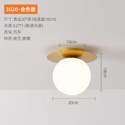 Plafonnier Led Moderne pour Luminaires Balcon - vue 9 sur 8