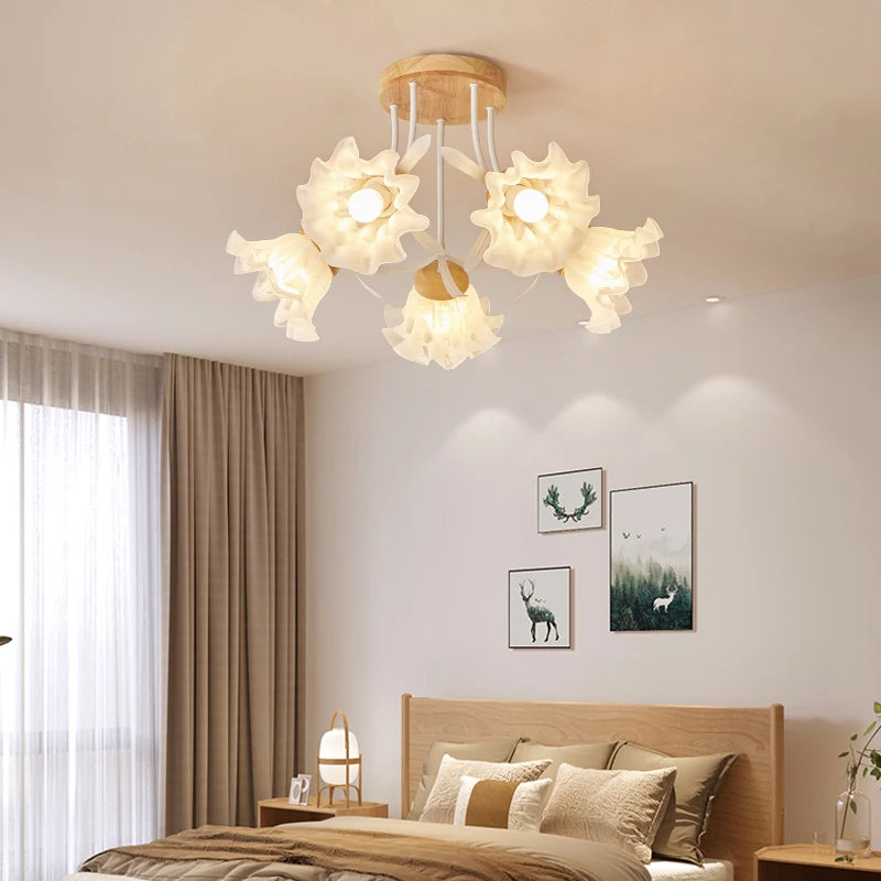 lustre nordique moderne en led pour décoration intérieure créative - vue 5 sur 9