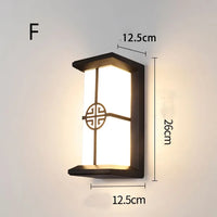 applique murale led design européen pour jardin extérieur éclairage moderne