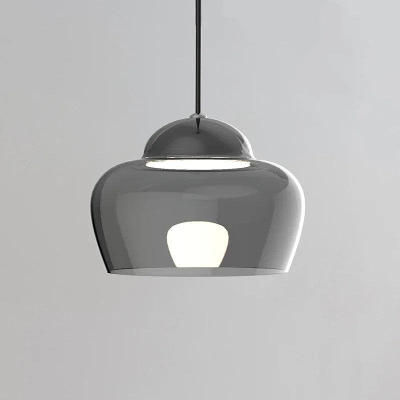 suspension moderne en verre pour décoration intérieure élégante - vue 6 sur 7