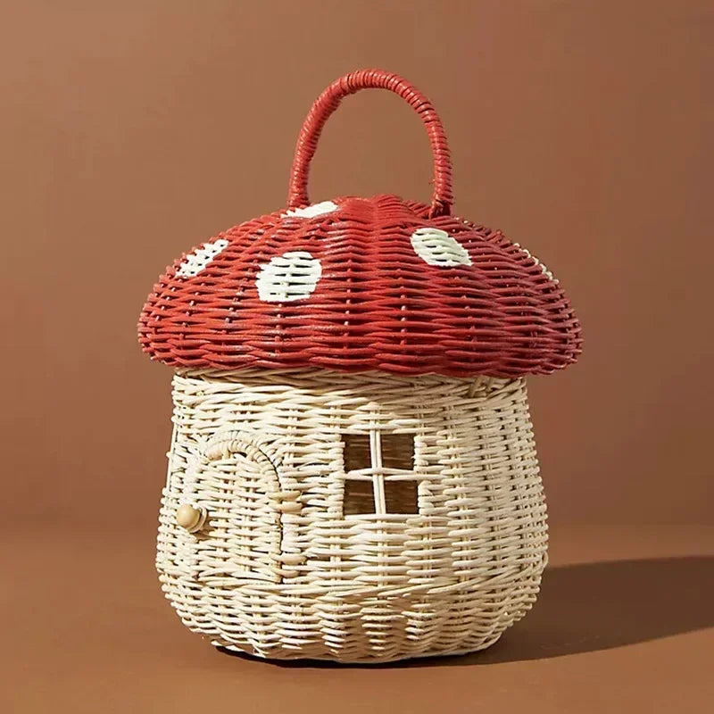 panier en rotin pour enfants organisateur pique-nique jouets et articles divers - vue 7 sur 11