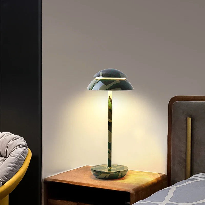 lampe rechargeable vintage led usb sans fil veilleuse portable - vue 6 sur 11
